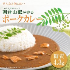 画像3: 低糖質食品 朝倉山椒が香る 三田ポークカレー 180g レトルトカレー (3)