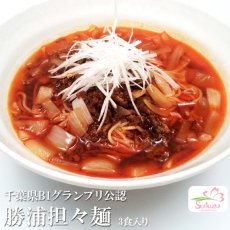 画像1: 勝浦タンタンメン（３人前）Ｂ1グランプリ公認 千葉県   ご当地ラーメン 常温保存 半生麺 (1)