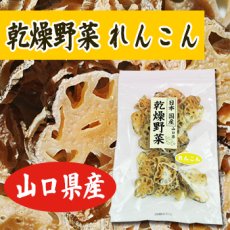 画像2: 乾燥野菜 国産 山口県産 れんこん 60ｇ (2)